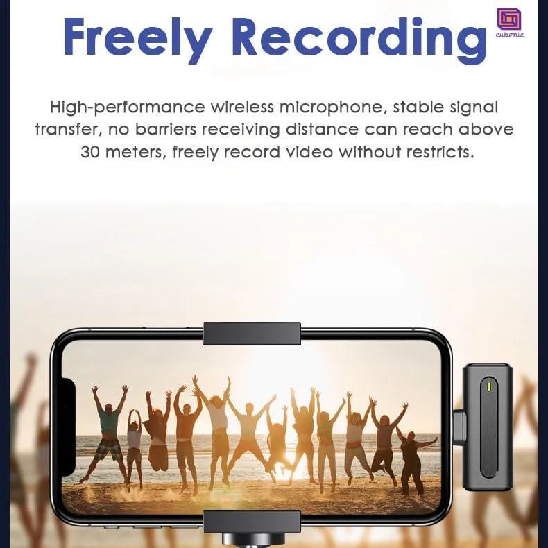 Wireless lavalier microphone with multiple function