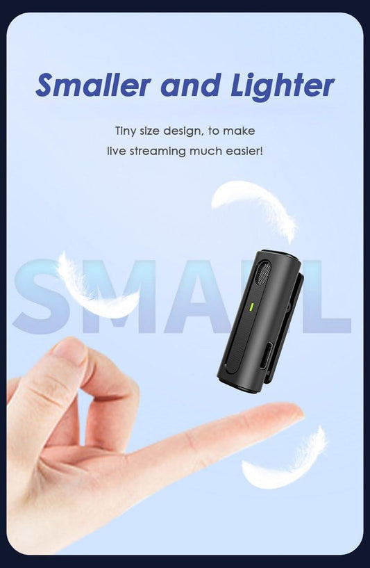 Wireless lavalier microphone with multiple function