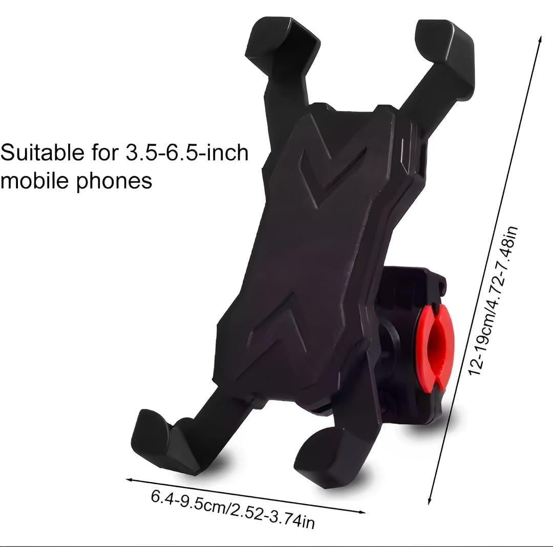 Mobile phone holder on bike