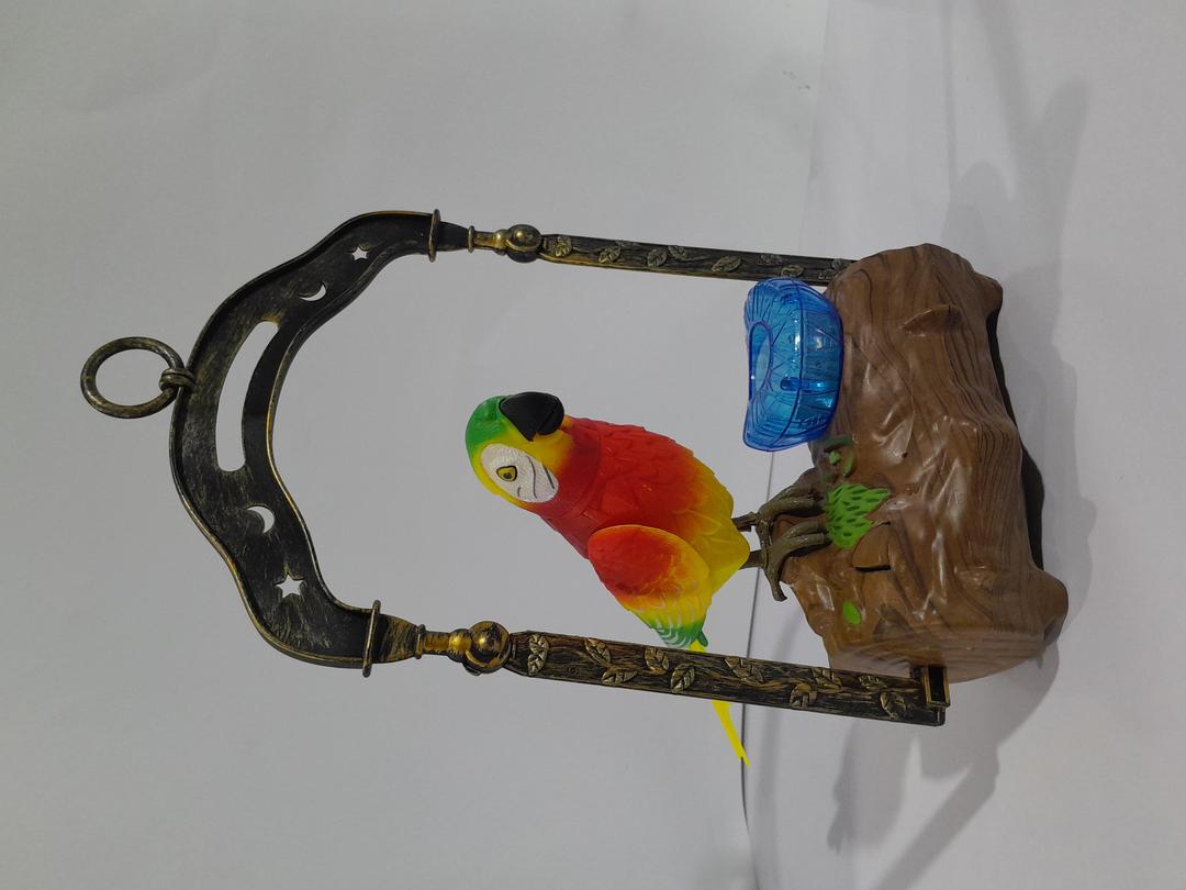 Plastic parrot toy