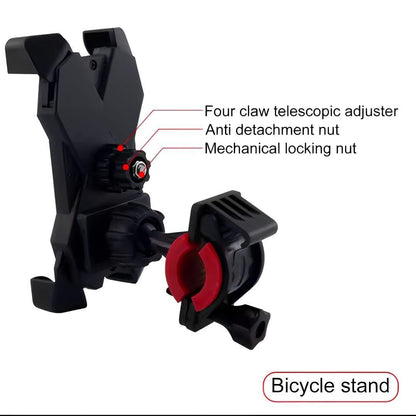 Mobile phone holder on bike