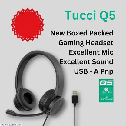 Q5 USB wired headphones